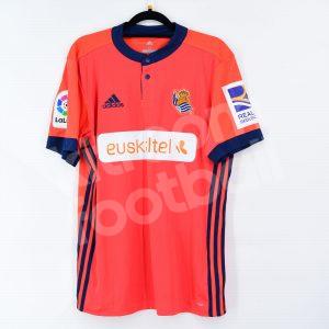 2017-18 Real Sociedad Away Shirt  #10 XABI PRIETO Match Worn Issue vs Real Madrid - Image 3