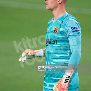 2019-20 Barcelona Green Player Issue GK Shirt #1 TER STEGEN La Liga - Image 4