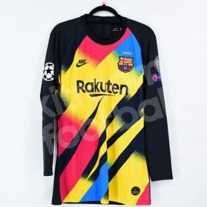 2019-20 Barcelona Fantasy GK Shirt #1 TER STEGEN Champions League Match Un Worn Issue - Image 3