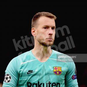 2019-20 Barcelona Green GK Shirt #13 NETO Champions League Match Un Worn Issue - Image 4