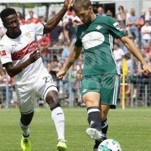 2017-18 Stuttgart Home Shirt #25 ZIMMERMANN Match Worn vs Betis Friendly - Image 4