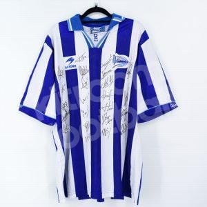 1995-96 Alaves Home Shirt Astore Signed (Good) XL