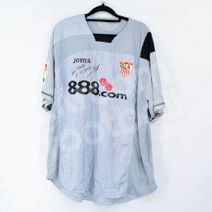 2007-08 Sevilla FC Gk Shirt #1 PALOP Match Worn Signed - Image 3