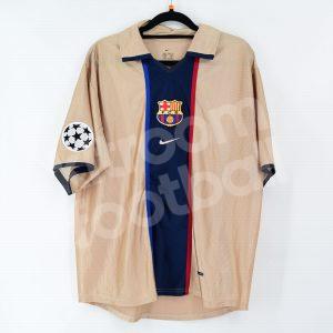 2001-02 Barcelona Away Shirt #9 KLUIVERT (Very Good) M Champions League - Image 3
