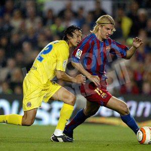 2005-06 Barcelona Home Shirt #11 MAXI Match Worn vs Villarreal - Image 4