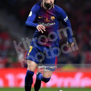 2017-18 Barcelona Player Issue Home Shirt #3 PIQUÉ Copa del Rey Match Un Worn - Image 4