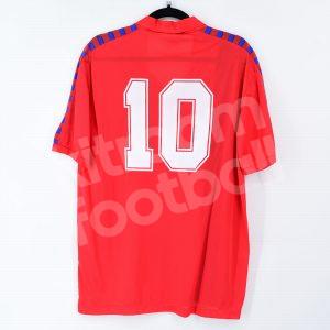 1988-89 Barcelona Away Shirt #10 Original Meyba (Excellent) XL
