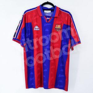 1995-96 Barcelona Home Shirt Kappa #9 KODRO (Very Good) L - Image 3