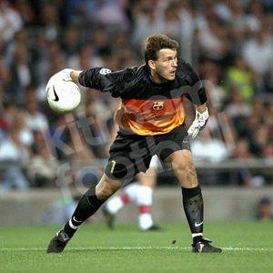 1999-00 Barcelona Goalkeeper Shirt #1 HESP (Excellent) L Champions League - Image 4