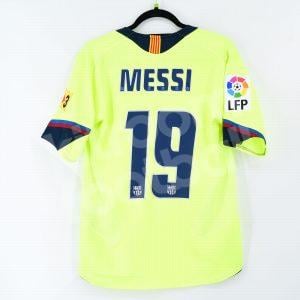 2005-06 Barcelona Away Shirt #19 MESSI (Very Good) S Nike - Image 1