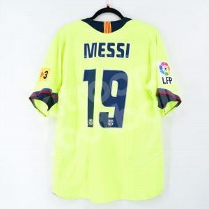 2005-06 Barcelona Away Shirt #19 MESSI (Very Good) L Nike