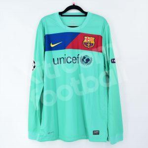 2010-11 Barcelona Away Shirt #10 MESSI Match Issued Un Worn Champions League - Image 3
