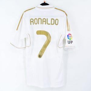 2011-12 Real Madrid Home Player Issue Shirt #7 RONALDO Formotion (Good) M - Image 1