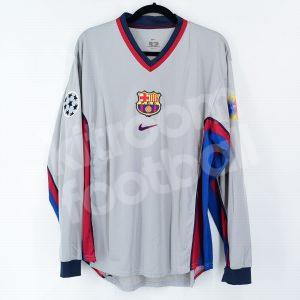 2000-01 Barcelona Player Issue Away Shirt #5 ABELARDO Champions League (Very Good) XL - Image 3
