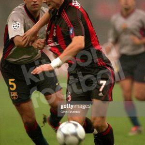 2000-01 Barcelona Player Issue Away Shirt #5 ABELARDO Champions League (Very Good) XL - Image 4