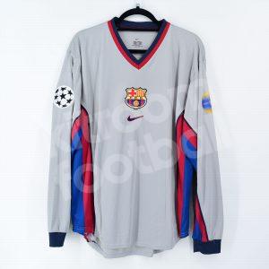 2000-01 Barcelona Player Issue Away Shirt #15 LITMANEN Champions League (Very Good) XL - Image 3