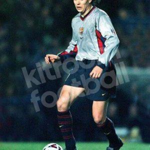 2000-01 Barcelona Player Issue Away Shirt #15 LITMANEN Champions League (Very Good) XL - Image 4