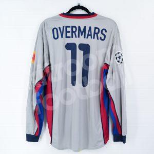2000-01 Barcelona Player Issue Away Shirt #11 OVERMARS Champions League (Very Good) XL
