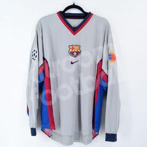 2000-01 Barcelona Player Issue Away Shirt #12 SERGI Champions League (Very Good) XL - Image 3