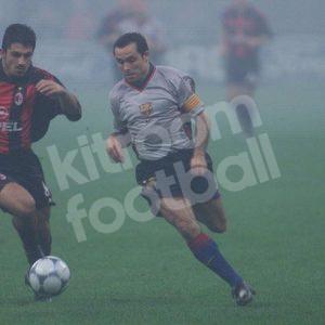 2000-01 Barcelona Player Issue Away Shirt #12 SERGI Champions League (Very Good) XL - Image 4