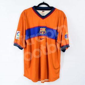 1998-99 Barcelona Away Player Issue Shirt #12 SERGI (Very Good) L - Image 3
