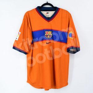 1998-99 Barcelona Away Player Issue Shirt #4 GUARDIOLA (Very Good) L - Image 3