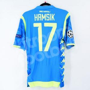 2018-19 Napoli Home Player Issue Shirt #17 HAMSIK Champions League *New* L Kappa Kombat Pro - Image 1