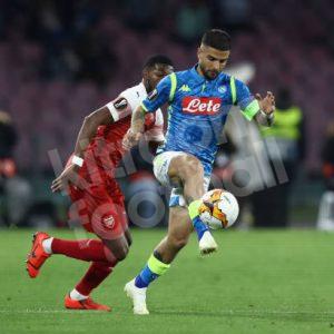 2018-19 Napoli Home Player Issue Shirt #24 INSIGNE Champions League *New* S Kappa Kombat Pro - Image 4
