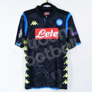 2018-19 Napoli Away Player Issue Shirt #24 INSIGNE Champions League *New* M Kappa Kombat Pro - Image 3