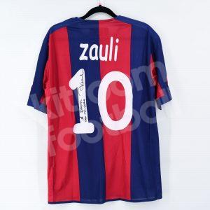 2008-09 Bologna Home Shirt #10 ZAULI (Very Good) Macron L SIGNED