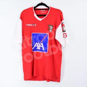 2008-09 Braga Home Shirt (Very Good) Macron L