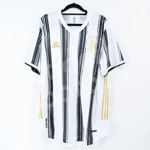 2020-21 Juventus Home Shirt Player Issue Climachill Size 8 (De Light, Chiellini, Demiral) - Image 1