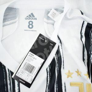 2020-21 Juventus Home Shirt Player Issue Climachill Size 8 (De Light, Chiellini, Demiral) - Image 4