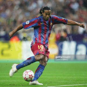 Barcelona Final Paris 2006 Shirt #10 RONALDINHO Champions League (Replica) M - Image 3