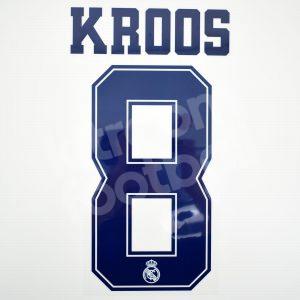 2019-20 Real Madrid Player Issue Third Blue Name Set Sporting ID - #8 KROOS