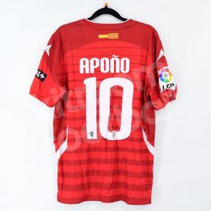2012-13 Real Zaragoza Third Shirt #10 APOÑO Match Worn vs Malaga - Image 1