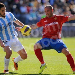 2012-13 Real Zaragoza Third Shirt #10 APOÑO Match Worn vs Malaga - Image 4