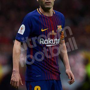 2017-18 Barcelona Player Issue Home Shirt #8 A. INIESTA Copa del Rey Match Un Worn - Image 3