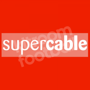 1996-98 Sevilla Supercable Sponsor Patch White Repro - Image 1