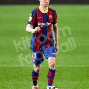 2020-21 Barcelona Home Match Shirt #21 F. DE JONG Copa del Rey Vapor *NEW* M - Image 4