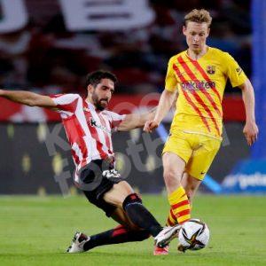 Barcelona Final Copa del Rey 2021 Senyera Shirt #21 F. DE JONG Vapor *New* S - Image 3