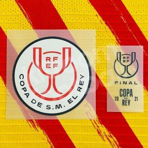 Original Player Issue Final Copa del Rey 2021 Patch Fc Barcelona Badge