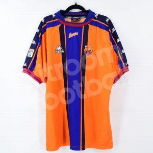 1997-98 Barcelona Away Shirt #11 RIVALDO Kappa (Good) XL - Image 2