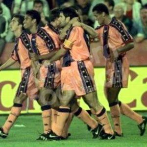 1997-98 Barcelona Away Shirt #11 RIVALDO Kappa (Good) XL - Image 3