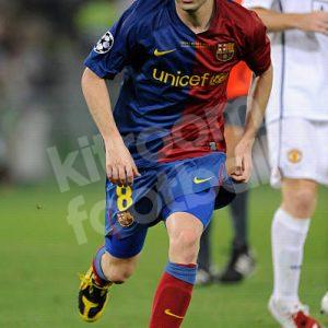 Barcelona Final Rome 2009 Shirt #8 A. INIESTA Champions League (Replica) M - Image 3