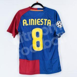 Barcelona Final Rome 2009 Shirt #8 A. INIESTA Champions League (Replica) M