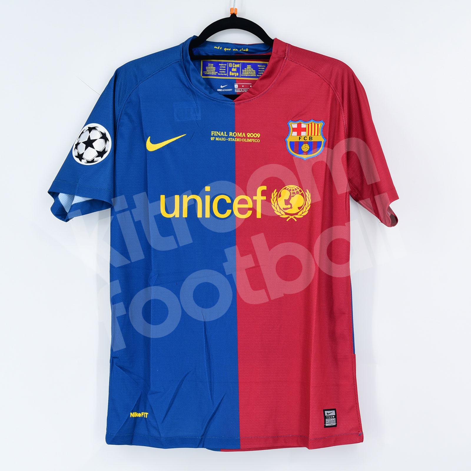 Del Barça Camiseta Champions Fcb Barcelona Final Rome 2009