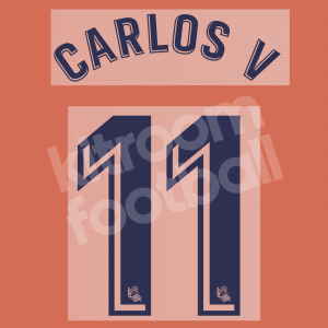 2017-18 Real Sociedad Name Set XABI PRIETO CARLOS VELA - #11 C. VELA (Away)