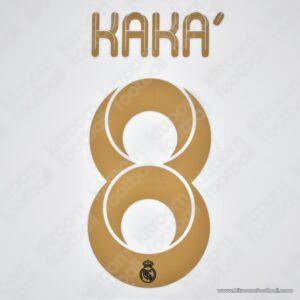 2011-12 Real Madrid Home & Away Name Set #8 KAKÁ (Repro)