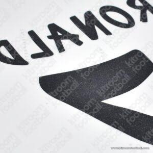 2013-14 Real Madrid Home Name Set #7 RONALDO Repro - Image 4